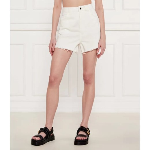 Patrizia Pepe Jeansowe szorty | Relaxed fit | high waist ze sklepu Gomez Fashion Store w kategorii Szorty - zdjęcie 184357925