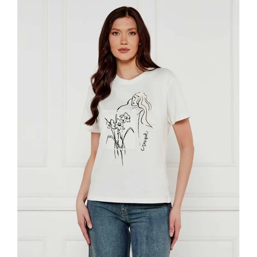 Desigual T-shirt PARAGUAY | Regular Fit ze sklepu Gomez Fashion Store w kategorii Bluzki damskie - zdjęcie 184357935