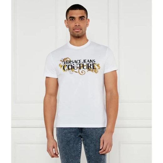Versace Jeans Couture T-shirt | Slim Fit ze sklepu Gomez Fashion Store w kategorii T-shirty męskie - zdjęcie 184357947