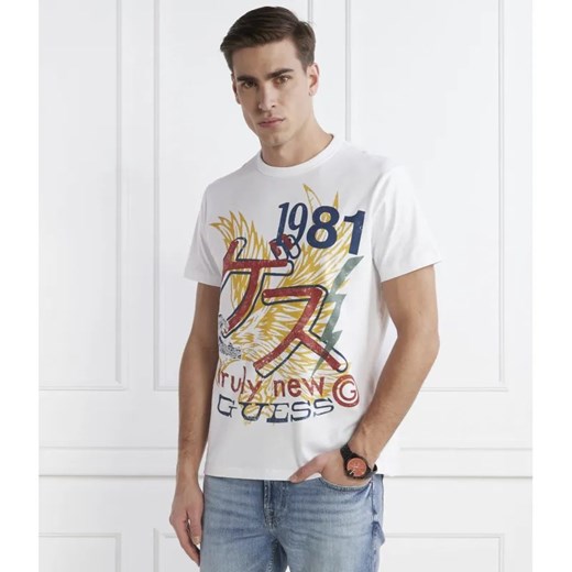 GUESS T-shirt | Regular Fit ze sklepu Gomez Fashion Store w kategorii T-shirty męskie - zdjęcie 184357996
