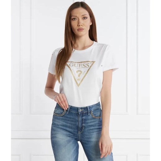 GUESS T-shirt | Regular Fit ze sklepu Gomez Fashion Store w kategorii Bluzki damskie - zdjęcie 184358009