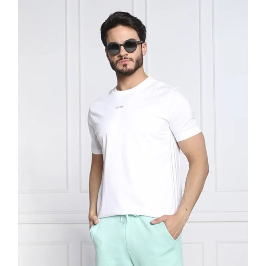 BOSS GREEN T-shirt Tee Tape | Regular Fit | stretch ze sklepu Gomez Fashion Store w kategorii T-shirty męskie - zdjęcie 184358018