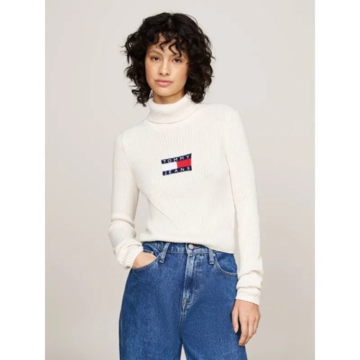 Tommy Jeans Golf | Slim Fit | z dodatkiem wełny ze sklepu Gomez Fashion Store w kategorii Swetry damskie - zdjęcie 184358057