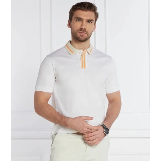 BOSS BLACK Polo Phillipson 36 | Slim Fit | mercerised ze sklepu Gomez Fashion Store w kategorii T-shirty męskie - zdjęcie 184358085