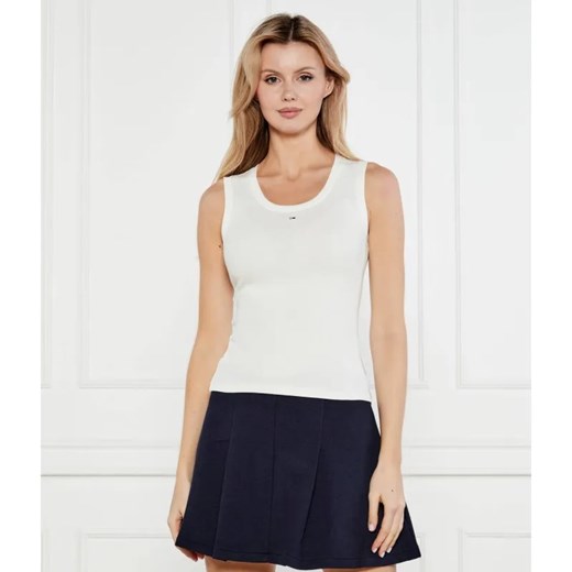 Tommy Jeans Top ESSENTIAL | Slim Fit ze sklepu Gomez Fashion Store w kategorii Bluzki damskie - zdjęcie 184358098