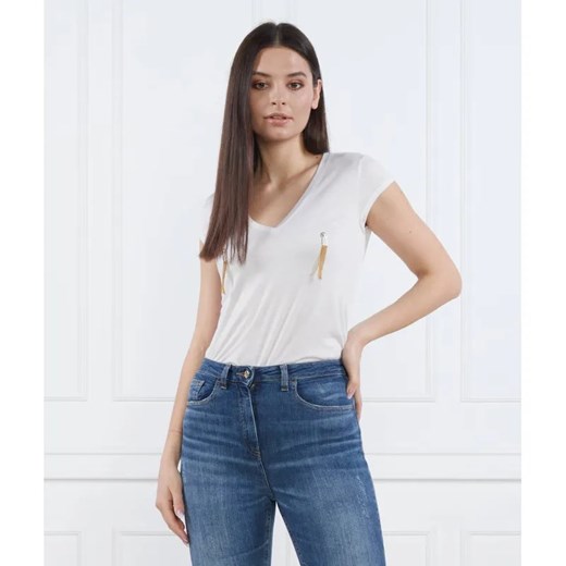 Elisabetta Franchi T-shirt | Regular Fit ze sklepu Gomez Fashion Store w kategorii Bluzki damskie - zdjęcie 184358118
