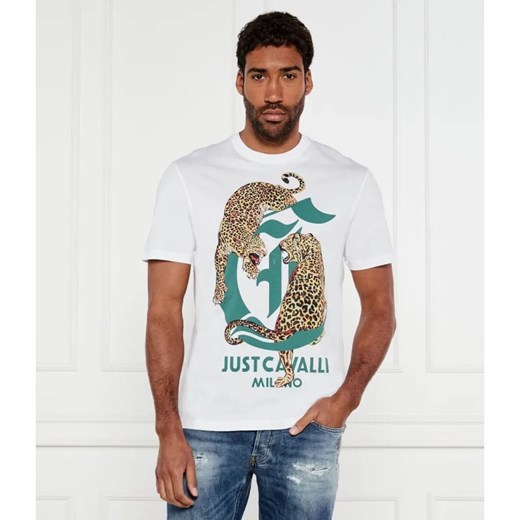 Just Cavalli T-shirt | Regular Fit ze sklepu Gomez Fashion Store w kategorii T-shirty męskie - zdjęcie 184358128