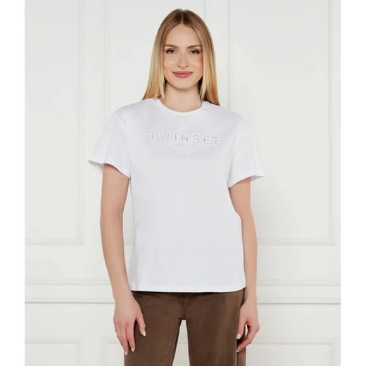 TWINSET T-shirt | Regular Fit ze sklepu Gomez Fashion Store w kategorii Bluzki damskie - zdjęcie 184358178