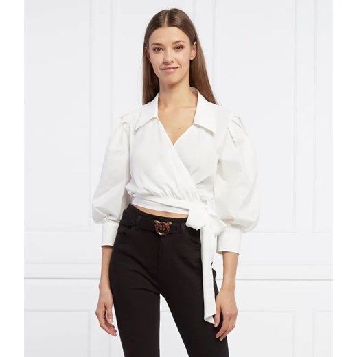 Pinko Bluzka CROTONE 3 | Cropped Fit ze sklepu Gomez Fashion Store w kategorii Bluzki damskie - zdjęcie 184358217