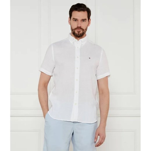 Tommy Hilfiger Lniana koszula | Regular Fit ze sklepu Gomez Fashion Store w kategorii Koszule męskie - zdjęcie 184358247