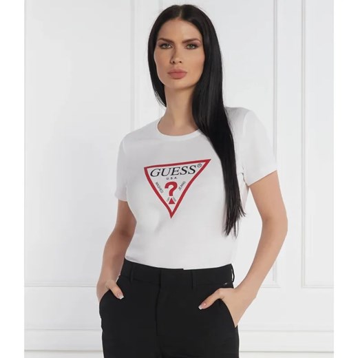 GUESS T-shirt | Regular Fit ze sklepu Gomez Fashion Store w kategorii Bluzki damskie - zdjęcie 184358256