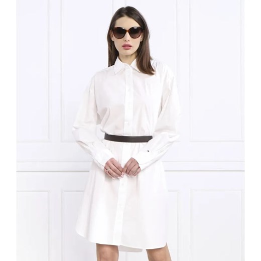 Tommy Hilfiger Sukienka ORG CO SOLID ze sklepu Gomez Fashion Store w kategorii Sukienki - zdjęcie 184358257