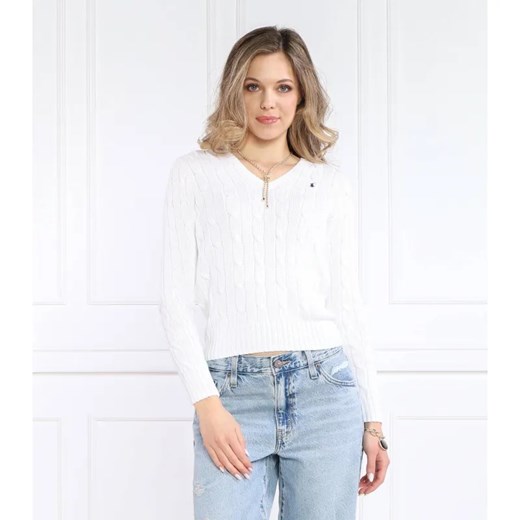 POLO RALPH LAUREN Sweter | Slim Fit ze sklepu Gomez Fashion Store w kategorii Swetry damskie - zdjęcie 184358258