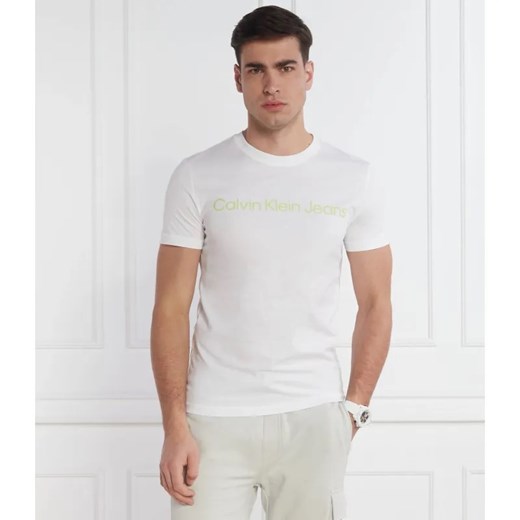 Calvin Klein Jeans T-shirt INSTITUTIONAL LOGO | Slim Fit ze sklepu Gomez Fashion Store w kategorii T-shirty męskie - zdjęcie 184358318