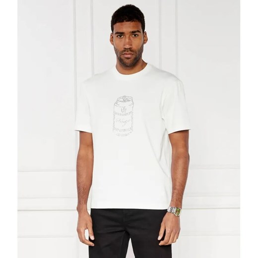 HUGO T-shirt deondrin | Regular Fit ze sklepu Gomez Fashion Store w kategorii T-shirty męskie - zdjęcie 184358359