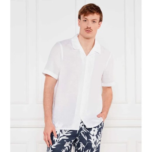 Calvin Klein Lniana koszula | Regular Fit ze sklepu Gomez Fashion Store w kategorii Koszule męskie - zdjęcie 184358378