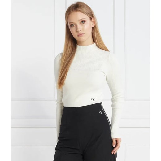 Calvin Klein Jeans Bluzka | Regular Fit ze sklepu Gomez Fashion Store w kategorii Bluzki damskie - zdjęcie 184358407