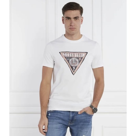 GUESS T-shirt | Regular Fit ze sklepu Gomez Fashion Store w kategorii T-shirty męskie - zdjęcie 184358415