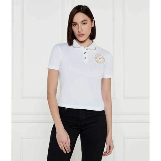 Versace Jeans Couture Polo | Regular Fit ze sklepu Gomez Fashion Store w kategorii Bluzki damskie - zdjęcie 184358439