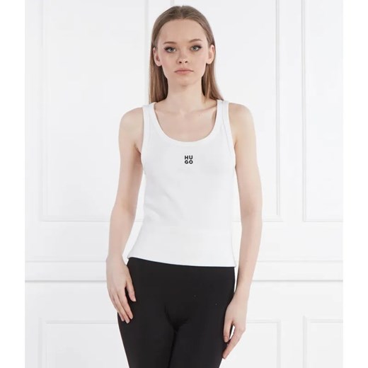 HUGO Top Datamia | Slim Fit ze sklepu Gomez Fashion Store w kategorii Bluzki damskie - zdjęcie 184358485