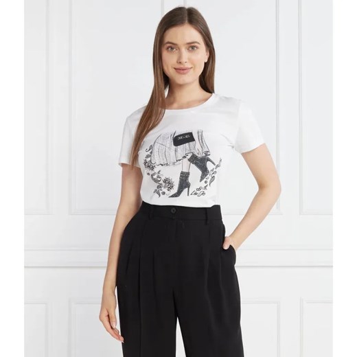 Liu Jo T-shirt | Regular Fit Liu Jo S okazja Gomez Fashion Store