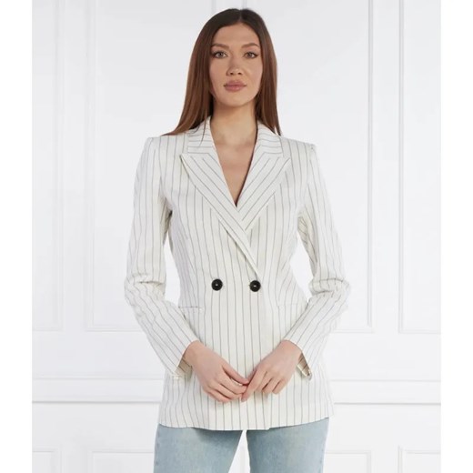 Marella Lniana marynarka MANAGER | Slim Fit ze sklepu Gomez Fashion Store w kategorii Marynarki damskie - zdjęcie 184358497