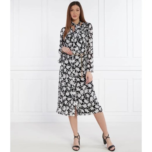 Michael Kors Sukienka z paskiem | z dodatkiem jedwabiu ze sklepu Gomez Fashion Store w kategorii Sukienki - zdjęcie 184358507