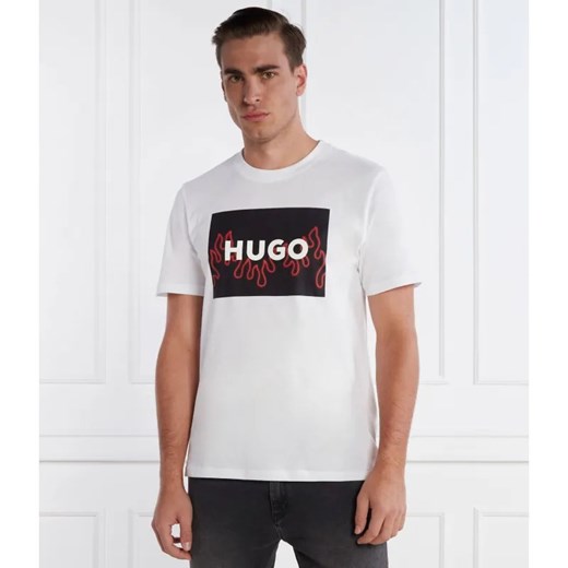 HUGO T-shirt Dulive_U241 | Regular Fit ze sklepu Gomez Fashion Store w kategorii T-shirty męskie - zdjęcie 184358515