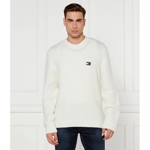Tommy Jeans Sweter | Regular Fit | z dodatkiem wełny ze sklepu Gomez Fashion Store w kategorii Swetry męskie - zdjęcie 184358517