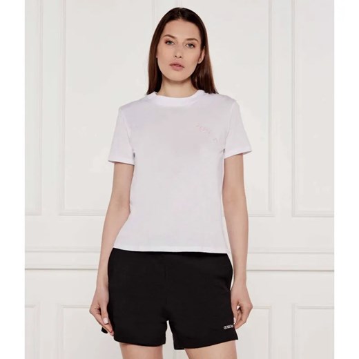Armani Exchange T-shirt | Regular Fit ze sklepu Gomez Fashion Store w kategorii Bluzki damskie - zdjęcie 184358527