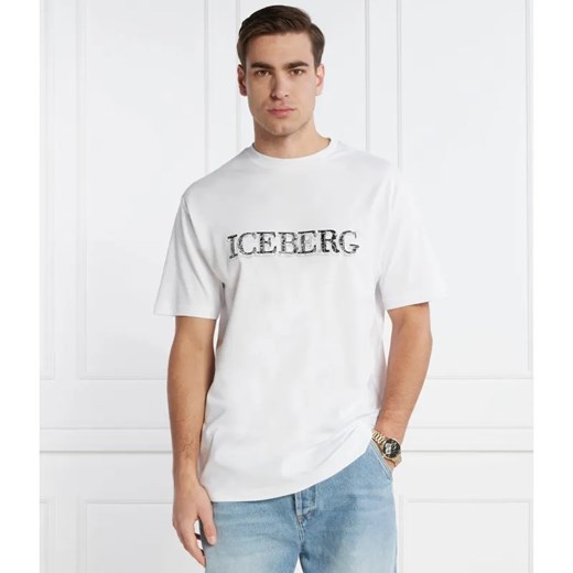 Iceberg T-shirt | Regular Fit ze sklepu Gomez Fashion Store w kategorii T-shirty męskie - zdjęcie 184358535