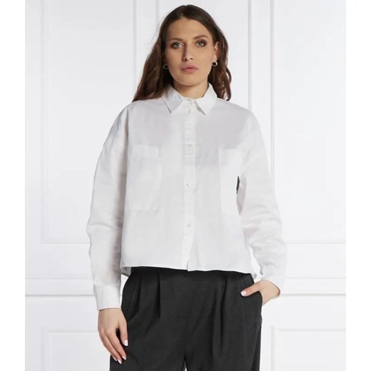 Armani Exchange Koszula Armani Exchange x mixmag | Oversize fit ze sklepu Gomez Fashion Store w kategorii Koszule damskie - zdjęcie 184358565