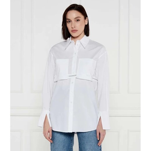 Patrizia Pepe Koszula | Cropped Fit ze sklepu Gomez Fashion Store w kategorii Koszule damskie - zdjęcie 184358587
