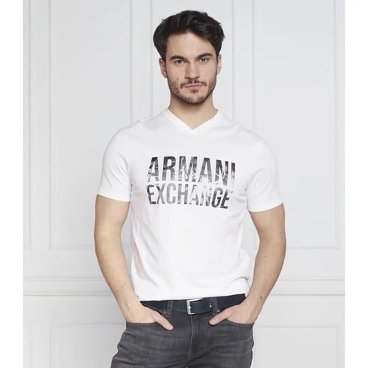 Armani Exchange T-shirt | Regular Fit ze sklepu Gomez Fashion Store w kategorii T-shirty męskie - zdjęcie 184358607