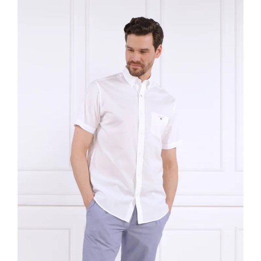 Gant Koszula REG BROADCLOTH SS BD | Regular Fit ze sklepu Gomez Fashion Store w kategorii Koszule męskie - zdjęcie 184358627