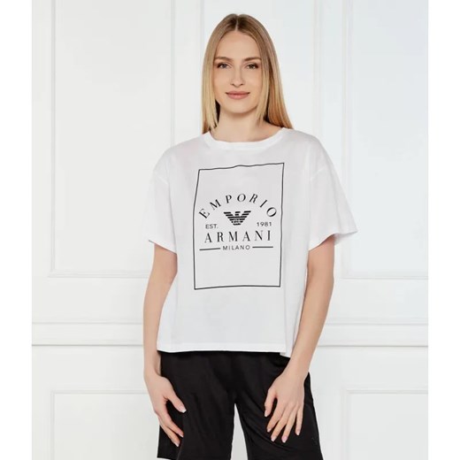 Emporio Armani T-shirt | Loose fit ze sklepu Gomez Fashion Store w kategorii Piżamy damskie - zdjęcie 184358638