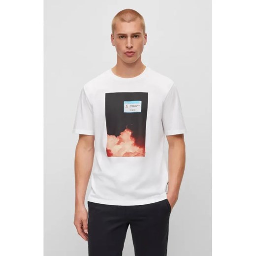 BOSS ORANGE T-shirt TeMemory | Regular Fit ze sklepu Gomez Fashion Store w kategorii T-shirty męskie - zdjęcie 184358666