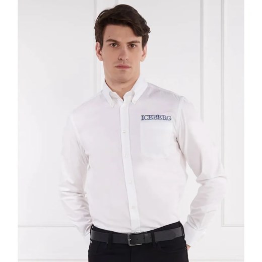 Iceberg Koszula | Regular Fit ze sklepu Gomez Fashion Store w kategorii Koszule męskie - zdjęcie 184358676