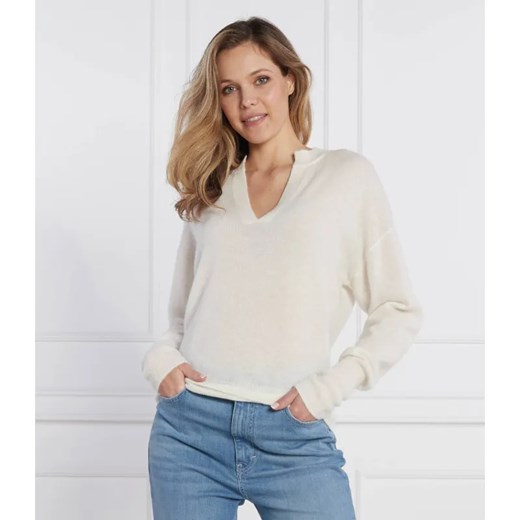 BOSS BLACK Wełniany sweter Furinan | Regular Fit ze sklepu Gomez Fashion Store w kategorii Swetry damskie - zdjęcie 184358705