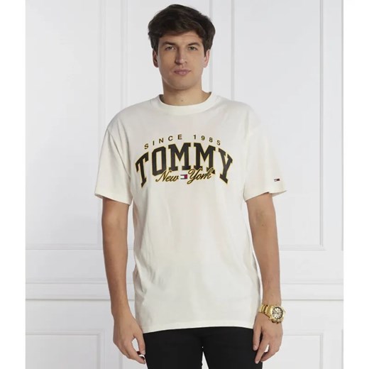 Tommy Jeans T-shirt LUXE VARSITY | Relaxed fit ze sklepu Gomez Fashion Store w kategorii T-shirty męskie - zdjęcie 184358757
