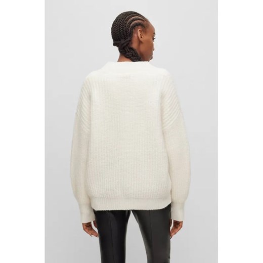 HUGO Wełniany sweter Sesamia | Oversize fit XL okazja Gomez Fashion Store