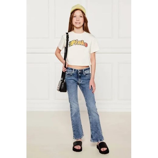 Pinko UP T-shirt | Cropped Fit 164 Gomez Fashion Store promocja
