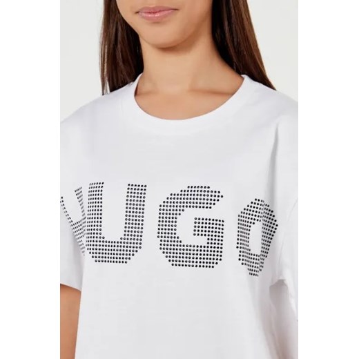 HUGO KIDS T-shirt | Regular Fit Hugo Kids 174 Gomez Fashion Store okazyjna cena