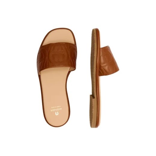 Aigner Skórzane klapki LOTTA Aigner 38 okazyjna cena Gomez Fashion Store