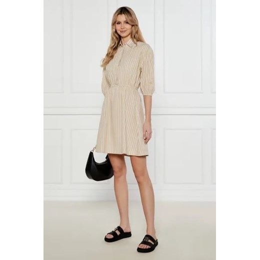 Klapki damskie Aigner na lato skórzane bez zapięcia 