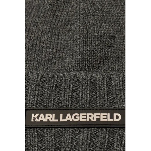 Karl Lagerfeld Kids Czapka | z dodatkiem wełny 5254 promocyjna cena Gomez Fashion Store