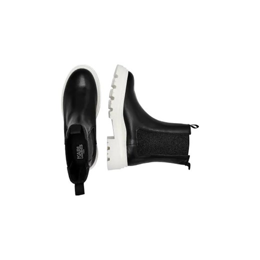 Karl Lagerfeld Kids Skórzane sztyblety 36 Gomez Fashion Store okazja