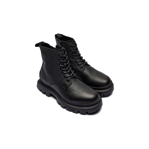 HUGO Botas Para Hombre Fabyan_halb_ltgr, Negro , 25.5