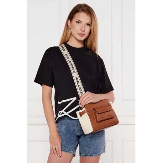 Karl Lagerfeld Skórzany kuferek IKON/K Karl Lagerfeld One Size wyprzedaż Gomez Fashion Store