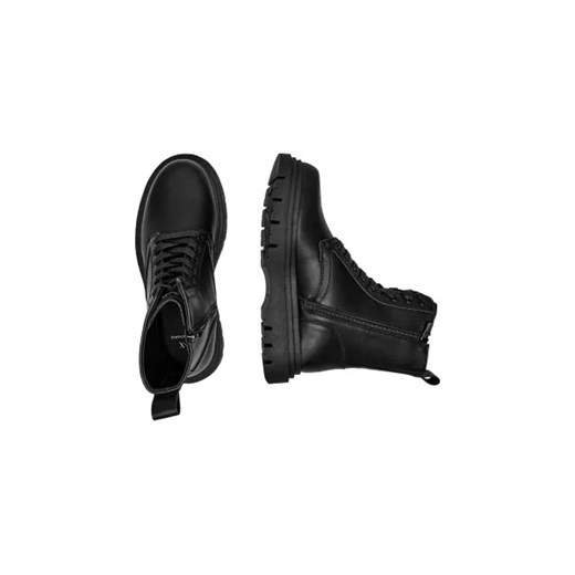 Armani Exchange Skórzane buty wysokie ENGLISH Armani Exchange 41 Gomez Fashion Store promocja